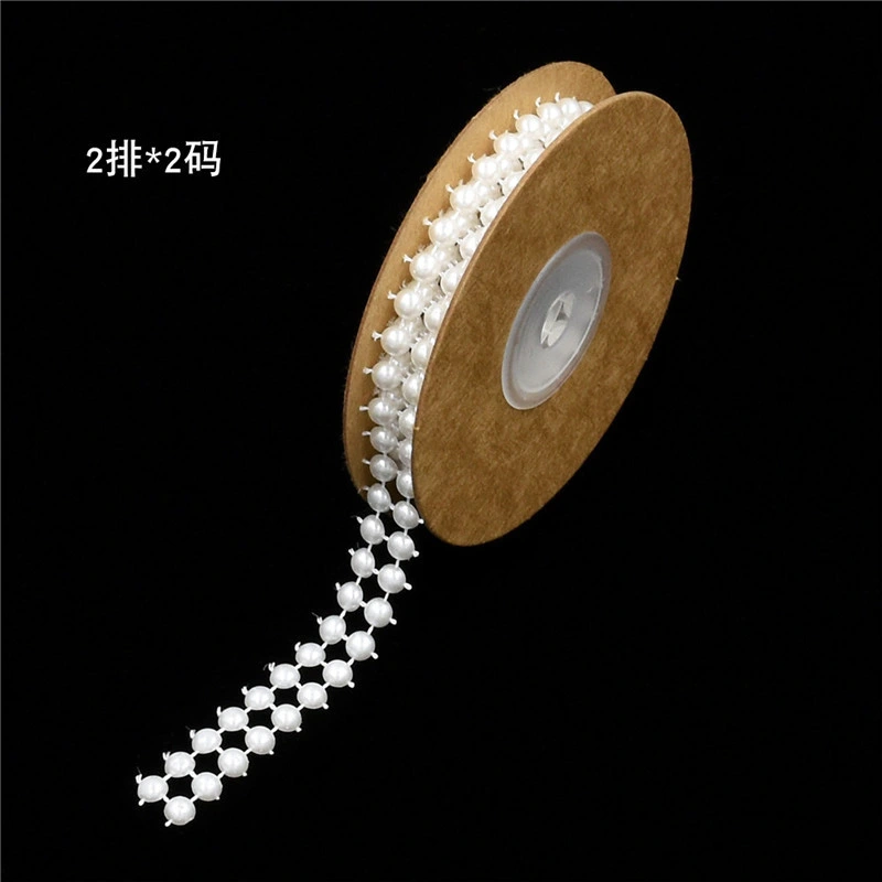 Cordon de l'hémisphère Pearl de simulation de tissage de ruban Garland ruban Ruban de chaîne