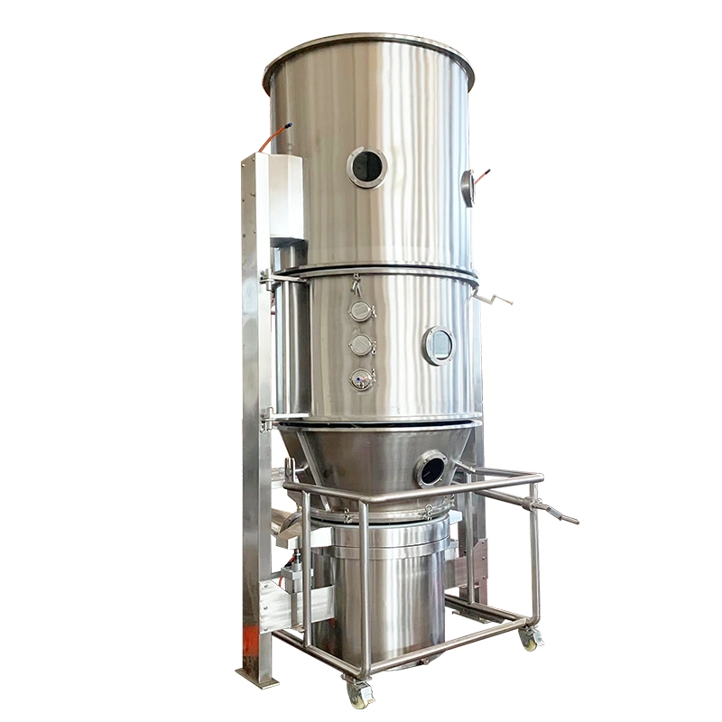 Tianhe FL-120 Industrial Pharma Granules Fluidized Bed Dryer Granules Boiling Dryer