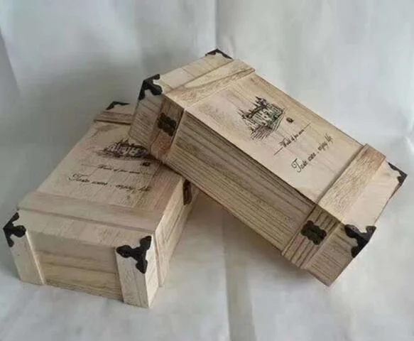 Handmade Promotional High Quality Cheap Wooden Wine Box for Sale