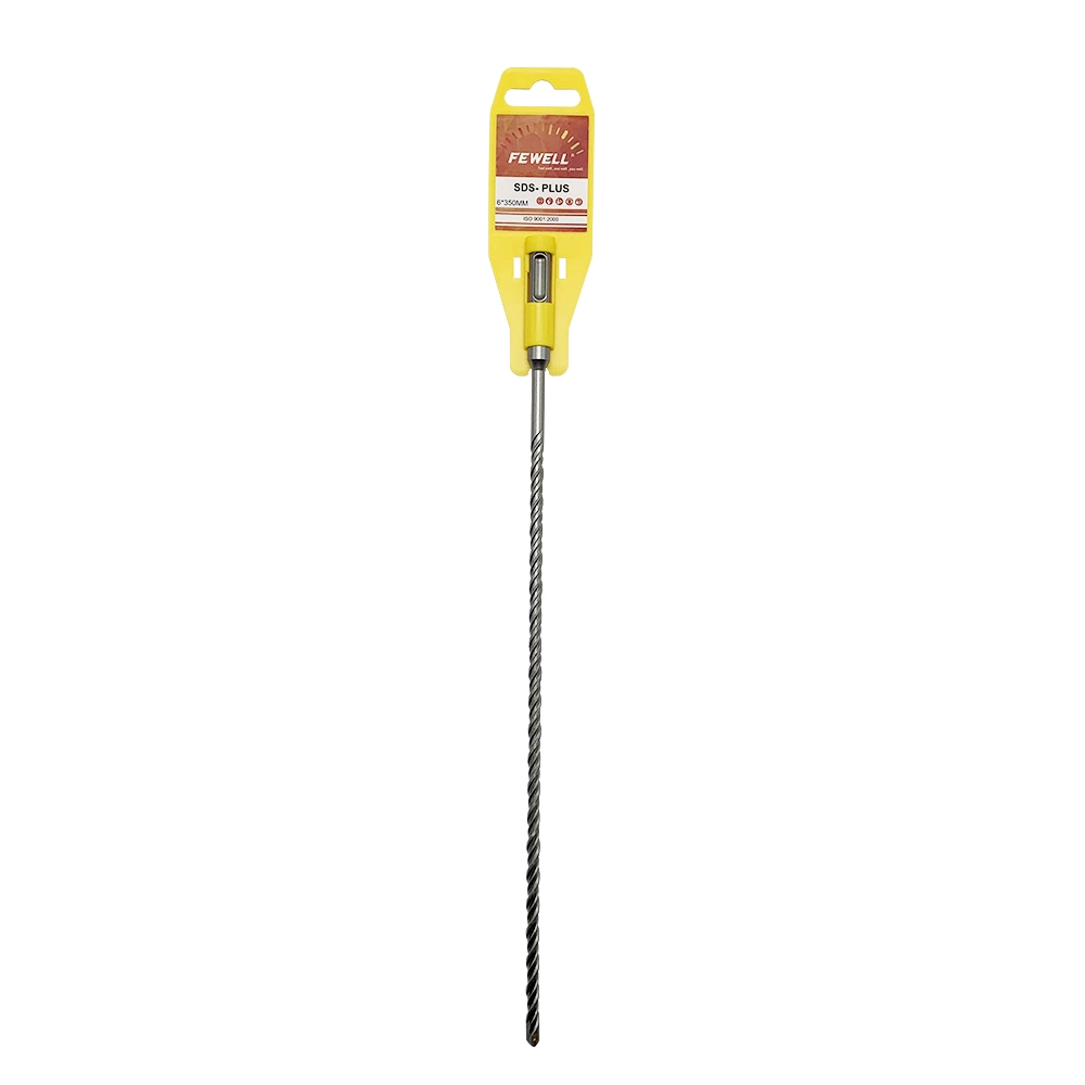Good Quality Flat Tip SDS Plus 6*350mm Electric Hammer Drill Bit for Concrete Wall Masonry Granite Stone