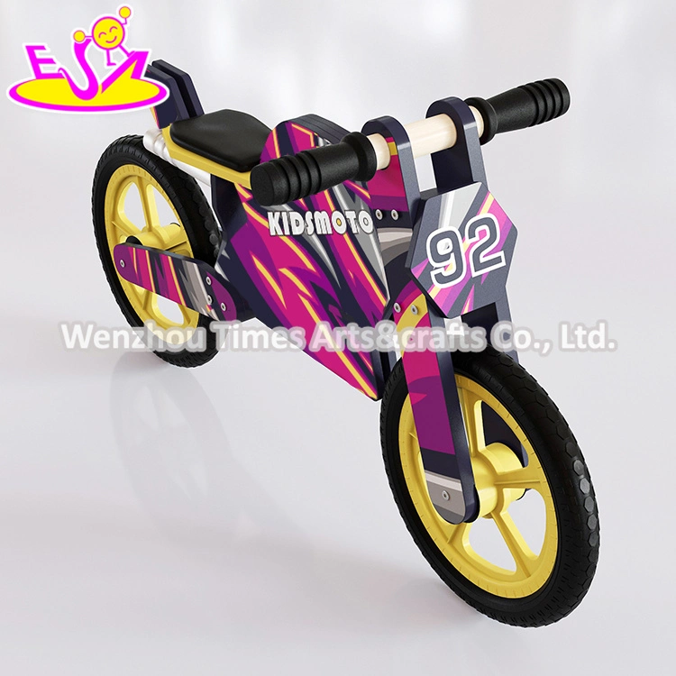 Nouveau design Ride on Toys vélo d'équilibre moto en bois pour Tout-petits W16c342