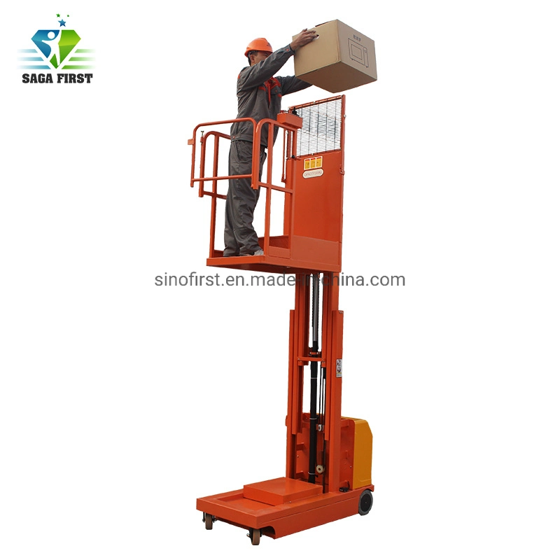 300kg 3m-6m Electric Goods Picking Full Electric Order Picker Lift