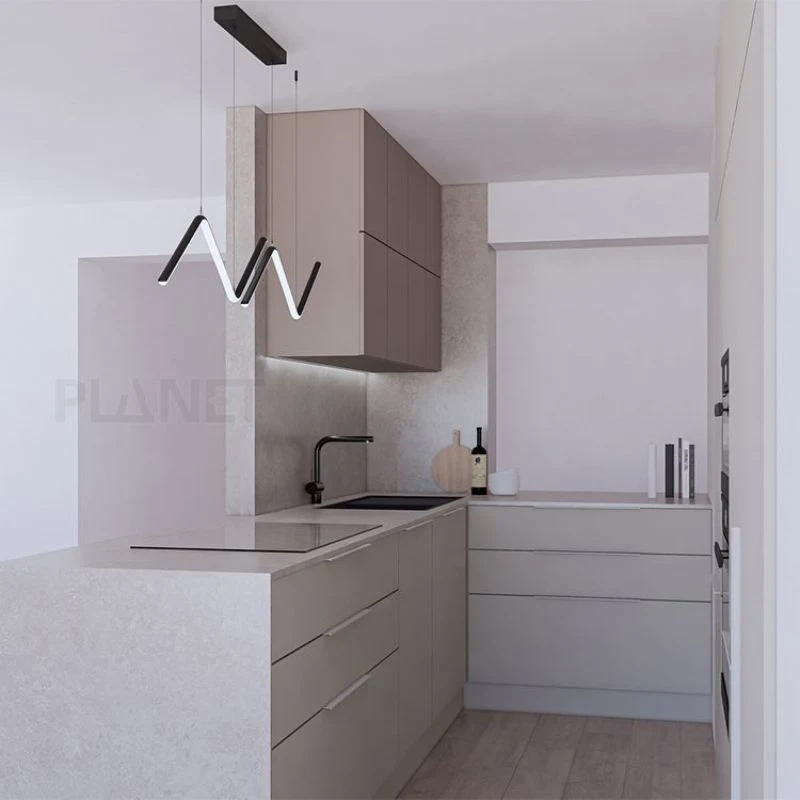 Factory Customized Modern Handless Plywood Kitchen Cabinets Designs Other Kitchen Furniture