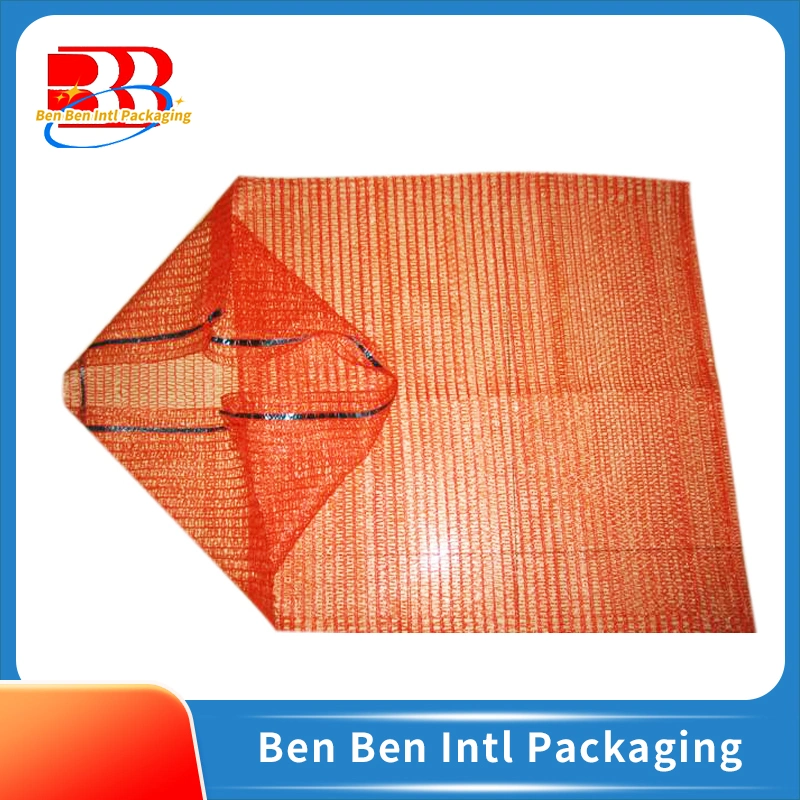 Egp Onion Packing Poly Mesh Bags Agriculture Vegetables Packing PP 25kg Package Offset Printing Drawstring Recyclable Accept