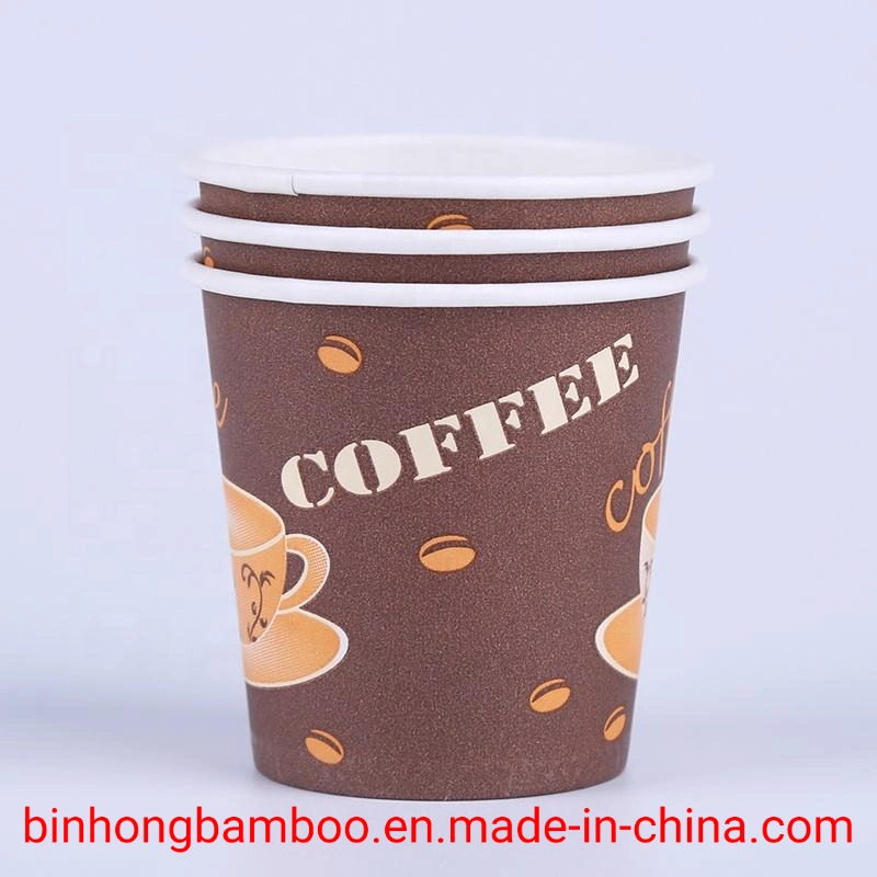 Biodegradable Compostable Custom Printed Disposable Paper Cup 3oz Cups