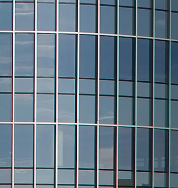 Aluminium Semi Unitized Glass Curtain Wall Panels for Towers