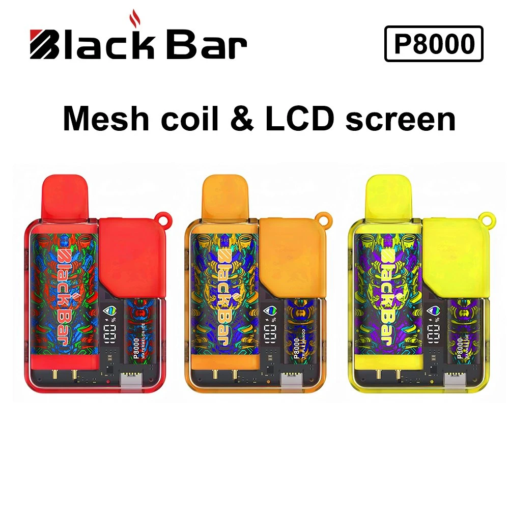 Mesh 8000 Puffs Bar LCD Screen Wholesale/Supplier Disposable/Chargeable Vape Pen