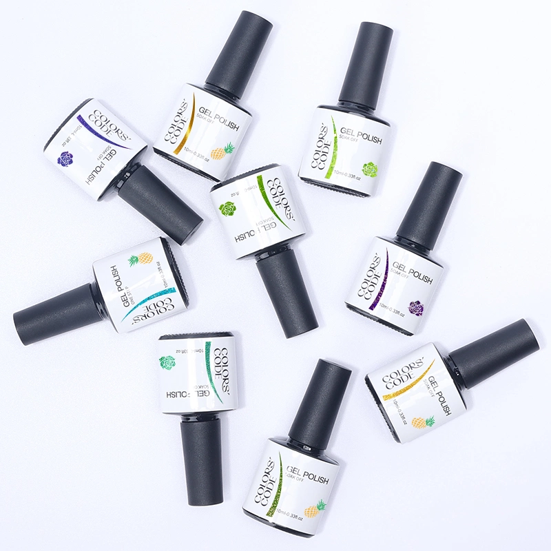 Kit de vernis à ongles couleur personnalisée pour bol de trempage Pour gel UV étiquette privée Vega gel UV organique