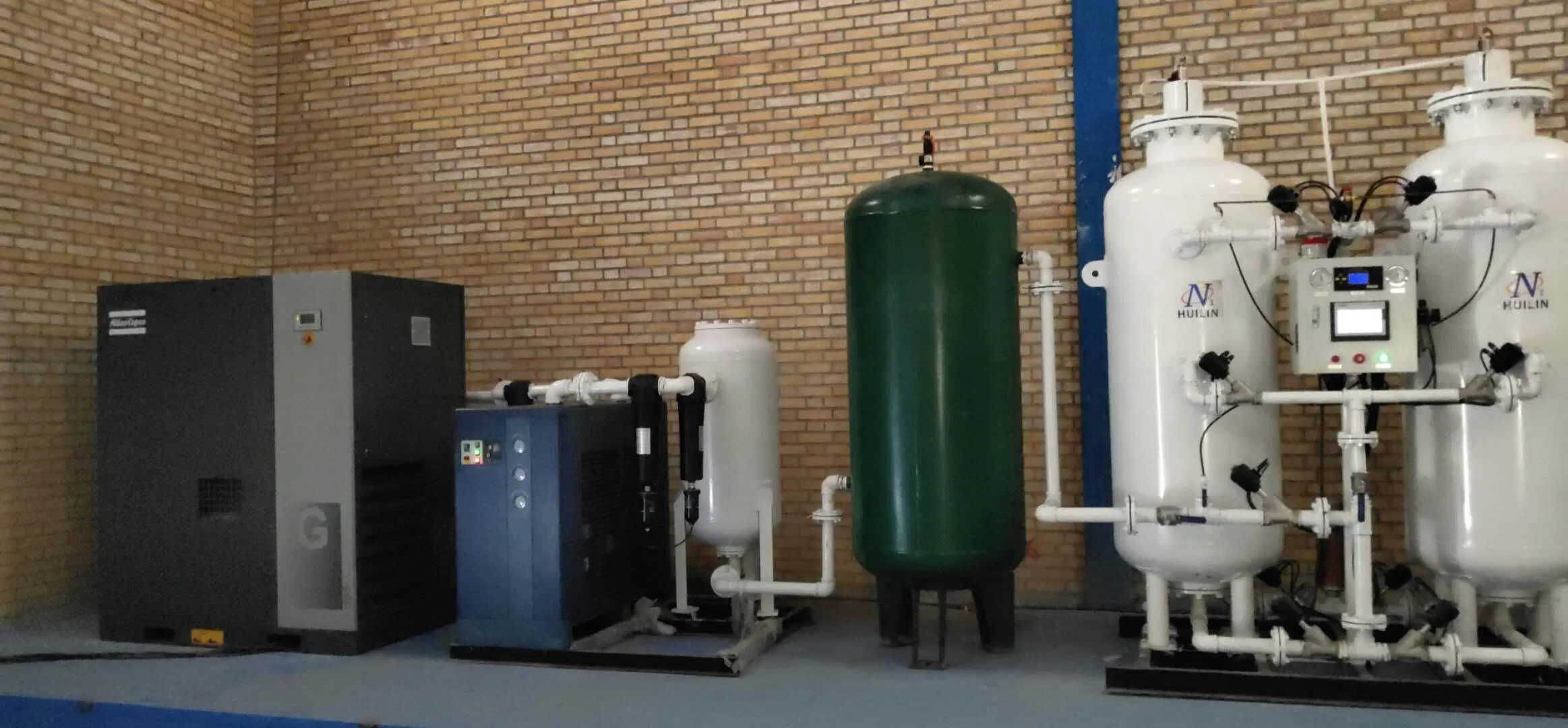 Automatic Running Psa Oxygen Gas Generator with Filling System