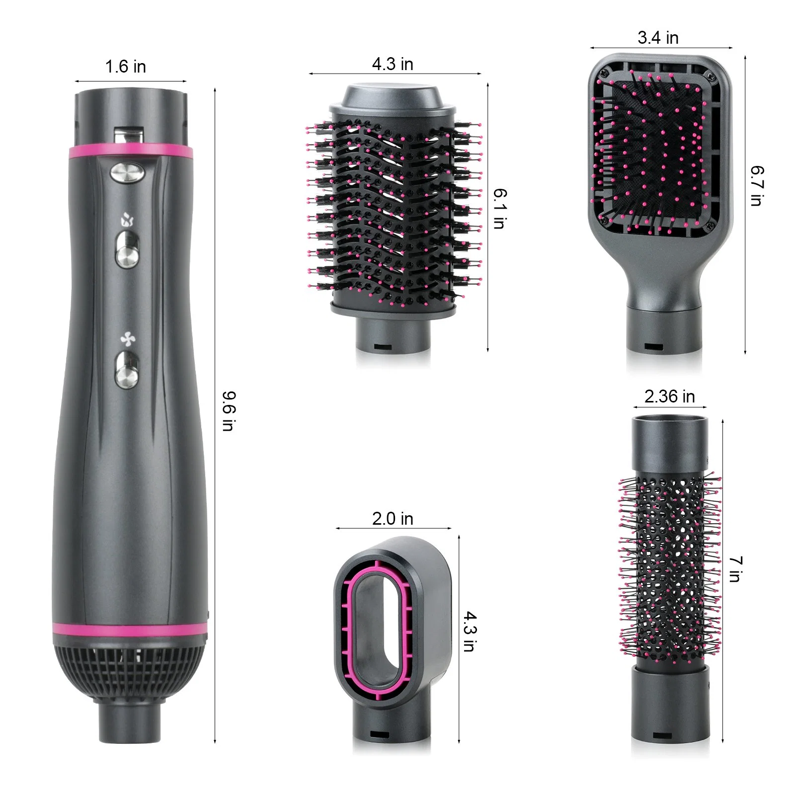 Wechip 4 in 1 Multi Hot Air Blower Brush Hair Dryer Electric Hot Air Brush One Step Hair Dryer 1000W High Power Hot Air Brush Comb Hair Dryer Brush Price