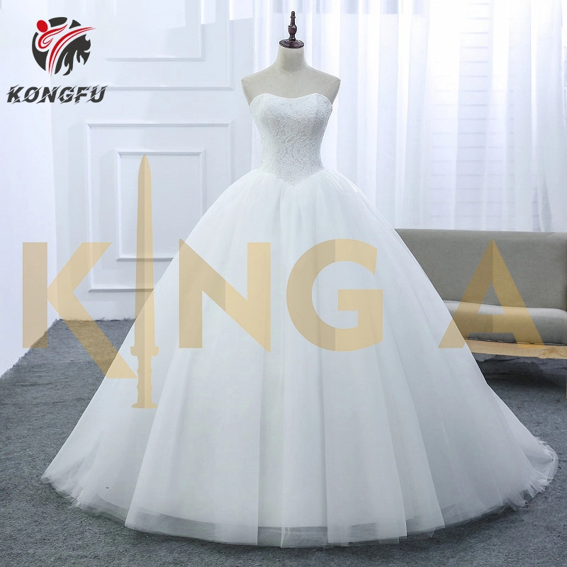 Fashion Used Clothes Wedding Dress Chiffon Dresess 90% New Second Hand Clothing Wedding Gown