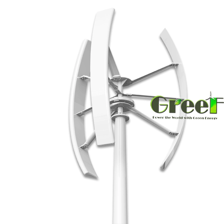 3kw Home Windmill Domestic Low Speed High Efficiency Vertical Wind Turbine