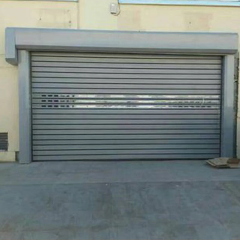 Customized Industrial Automatic Color Steel Roll up Garage Doors