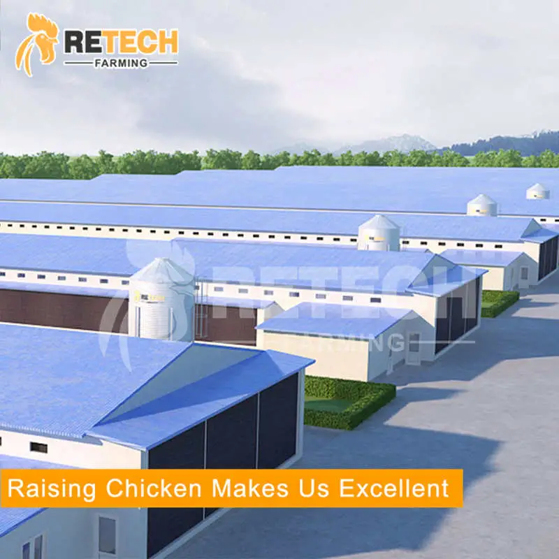 prefab steel structure poultry farm commercial chicken house for sale