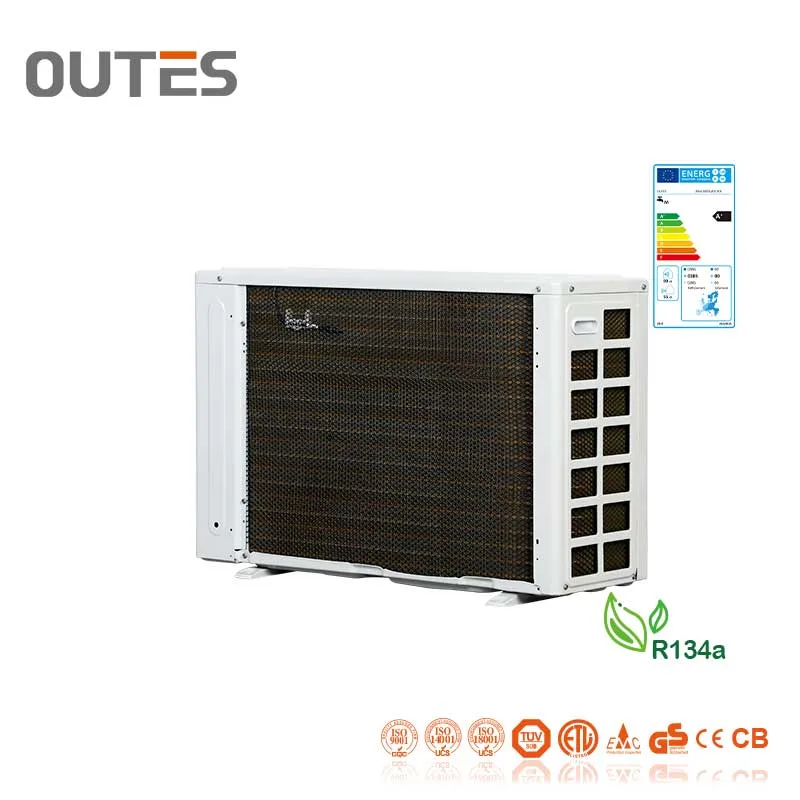 Student Apartments Beauty Salons Residential Building Heatpump R134A Air to Water Heat Pump Water Heater