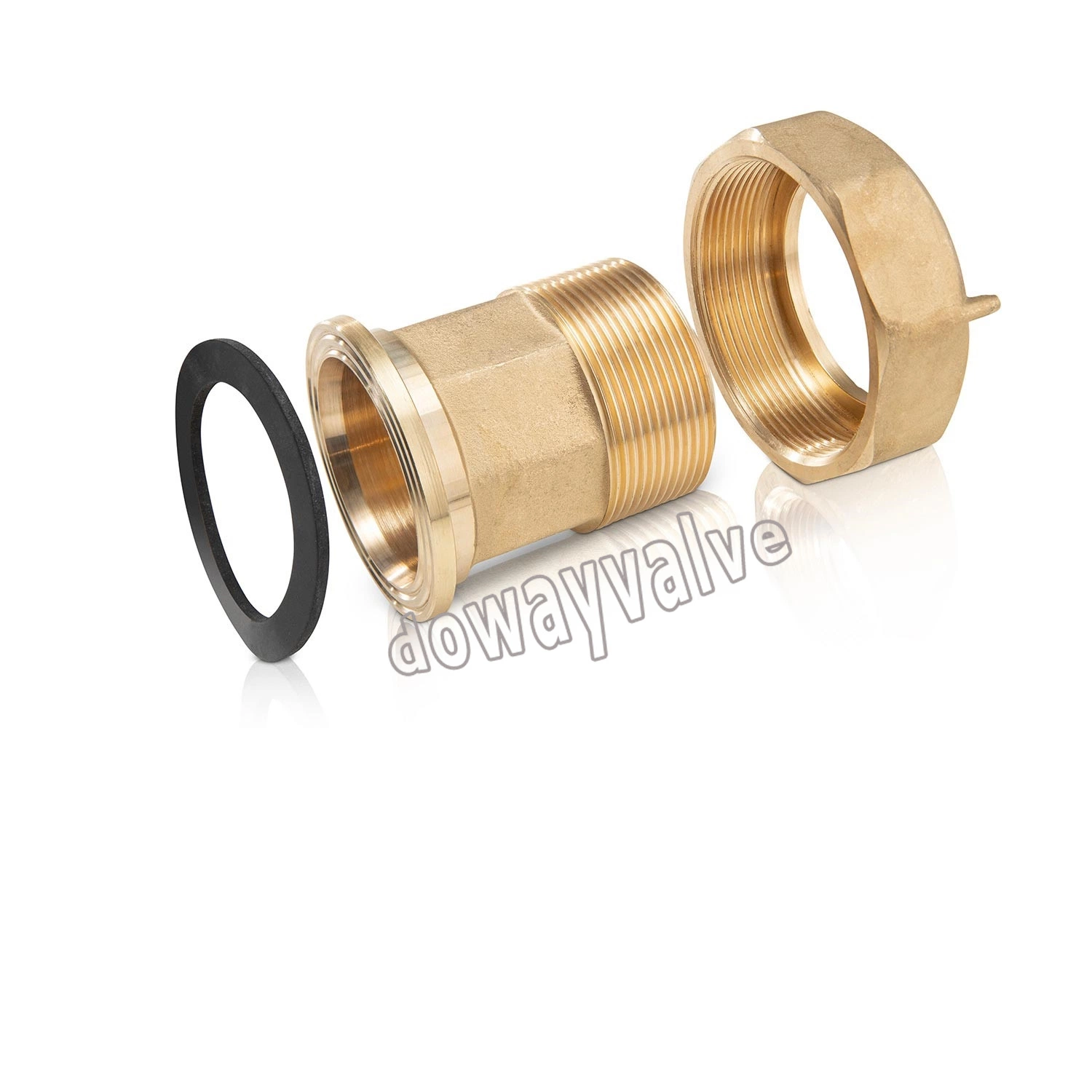 Water Meter Fitting 3/4 Inch Union Nut X 1/2 Inch Male Thread