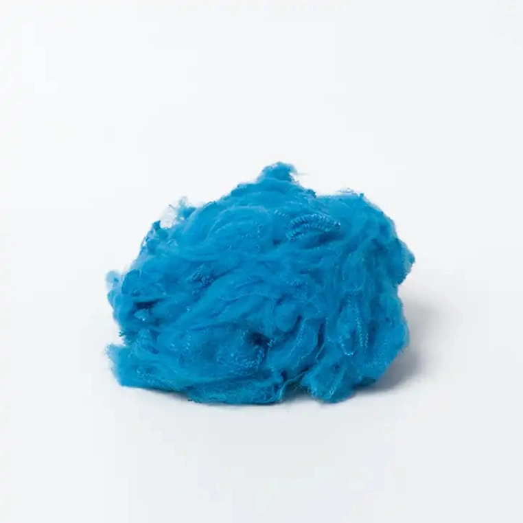 Manufacturer Sell Silicon Colored Raw Polyester Fiber for Home Textile Pillow Soft