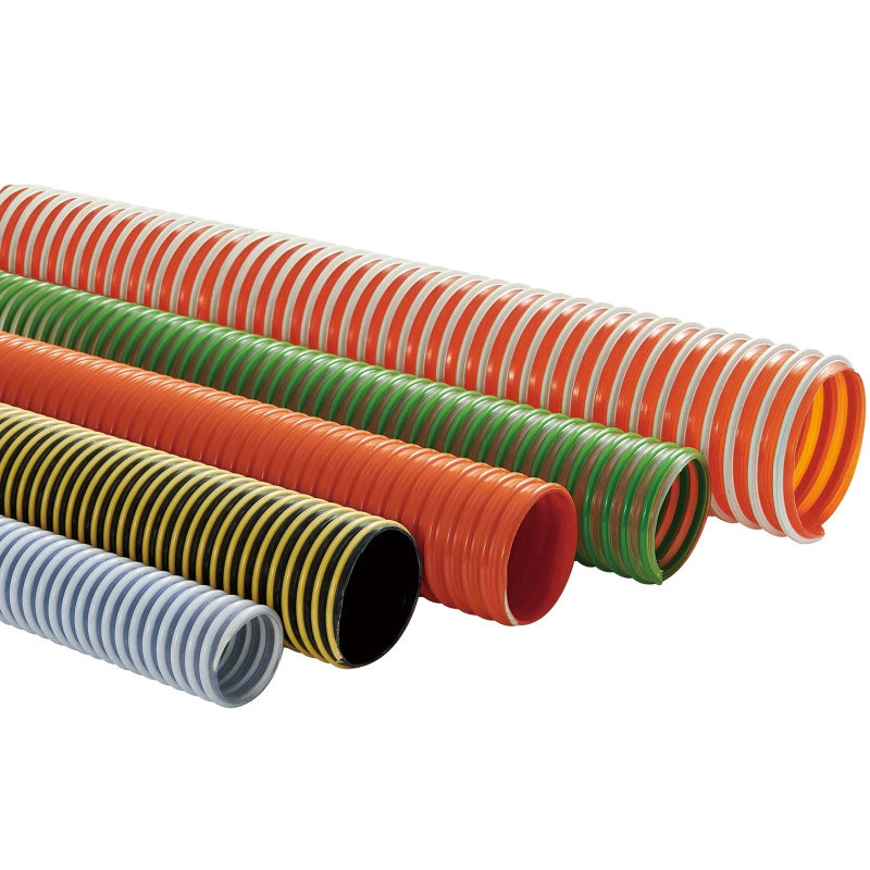 PVC Suction Hose Flexible PVC Spiral Helix Suction Water Reinforced Pipe