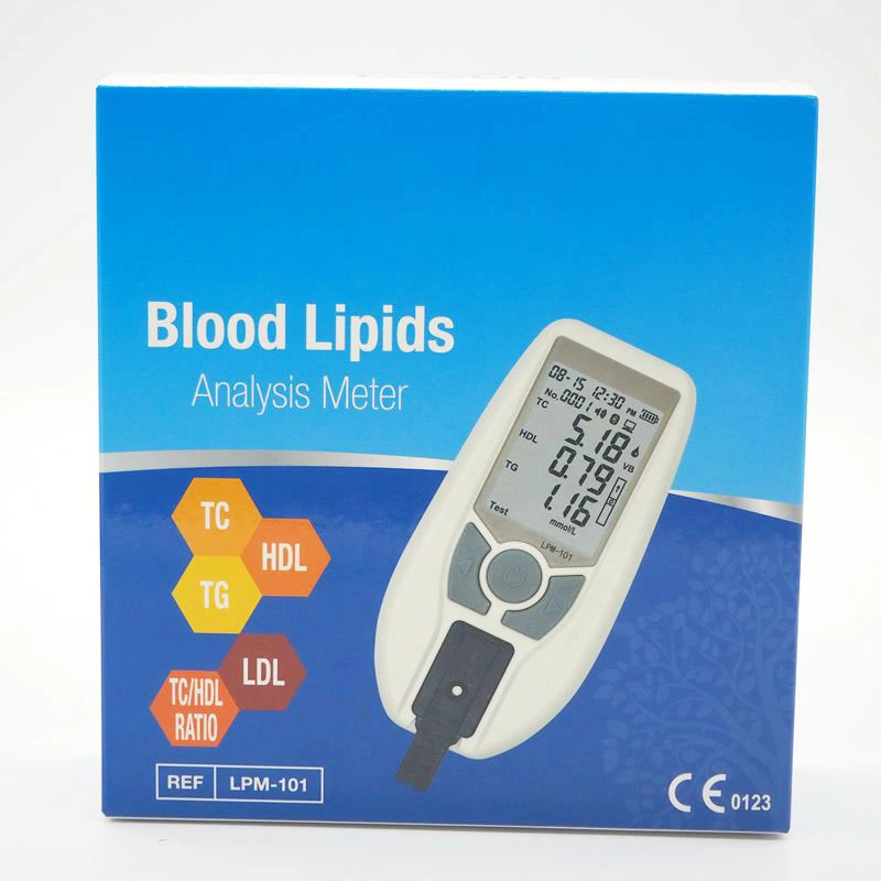 Hospital and Household Usage CE ISO Non-Invasive Blood Glucose Uric Acid and Lipid Profile Test Cholesterol Hemoglobin Meter