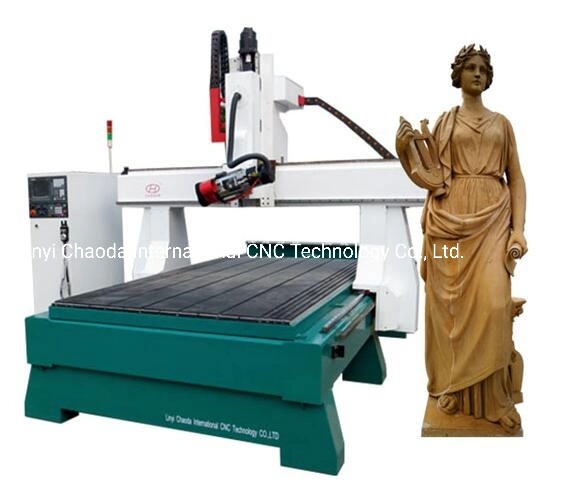 Estatua la estatua de espuma de Router CNC 4 EJES CNC Máquina de copia de la talla en madera