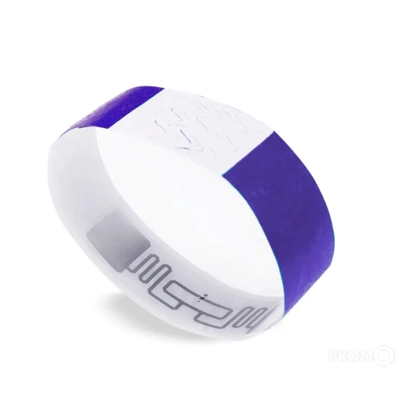 Identificación Medical PVC Soft Vinyl Snap RFID Wristband ID Band Pulsera NFC Hospital de Identificación de bebés