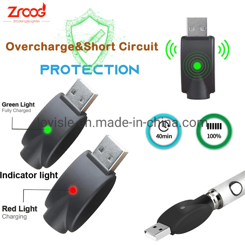 Cabo carregador rosca USB inteligente Cabo rosca USB carregador USB USB portátil com rosca e indicador LED de proteção contra sobrecarga inteligente