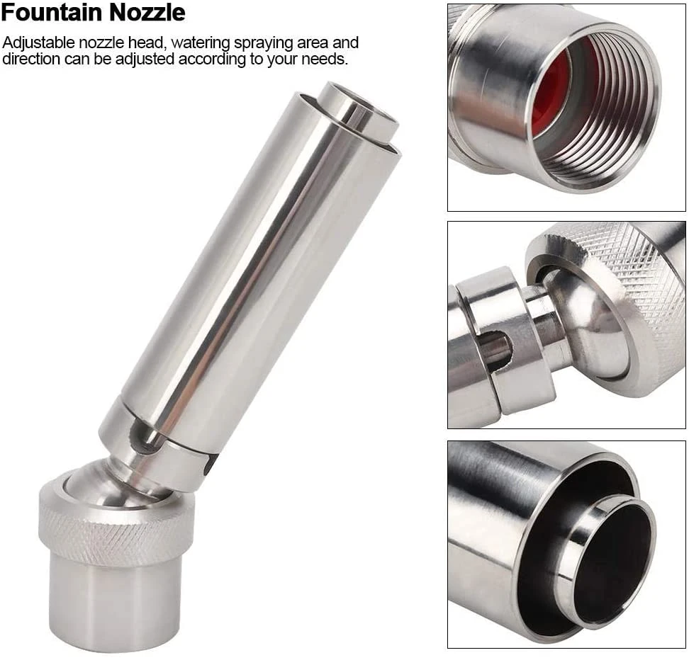 Manufacturer Low MOQ Water Fountain Nozzles 304 Material