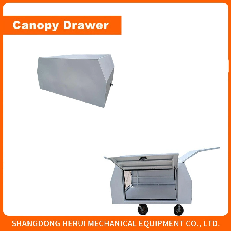 Dual Cab Truck Ute Canopy with Jack Legs and Whale Tail Handle Lock