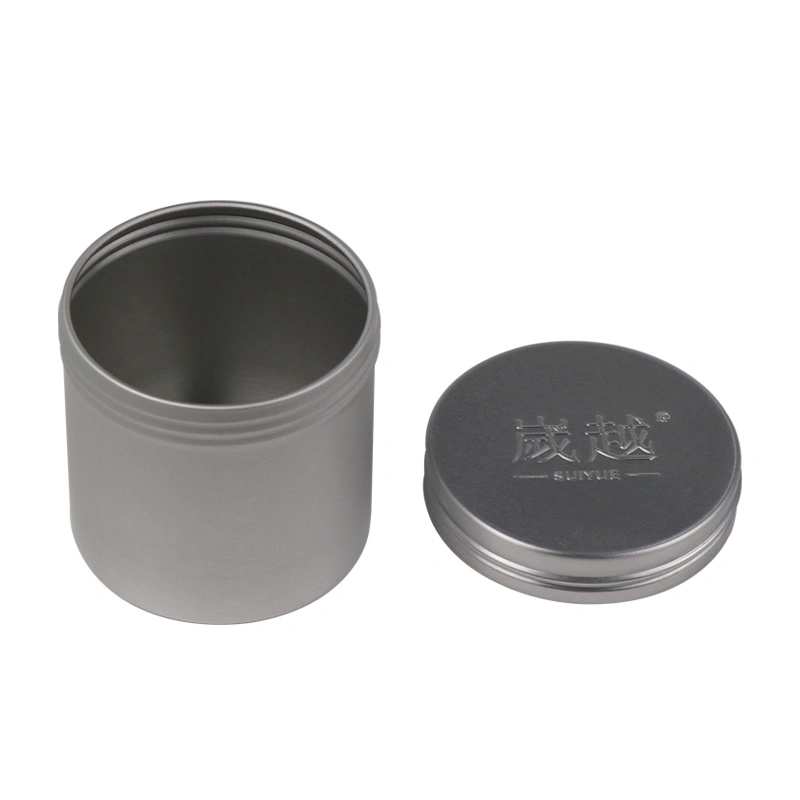 2022 Metal Aluminum Food Grade Tin Can with Screw Top for Food with Custom Printed