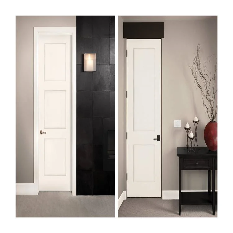 Low Price Morden Designs Interior Bathroom PVC Flush Wooden Door