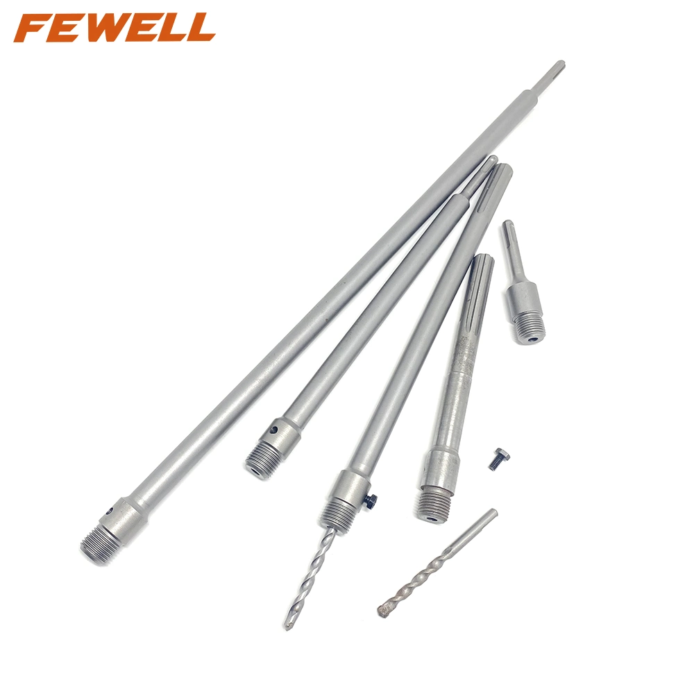 350mm SDS Plus Connecting Rod Hollow Electric Tct Core Drill Bit Concrete Hole Saw Arbor Adapter for Concrete Wall Brick Block Masonry Drilling