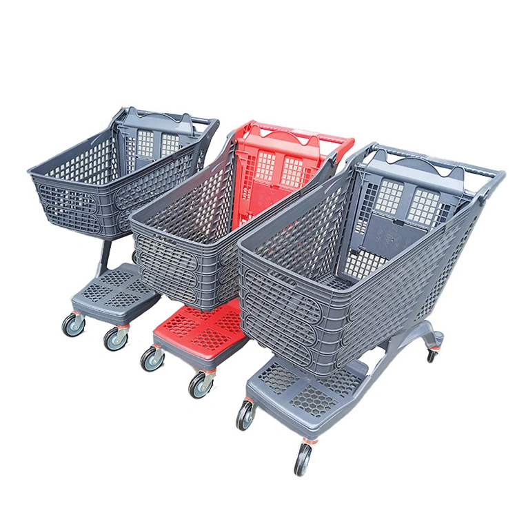 American Style Supermarket Plastic Shopping Cart