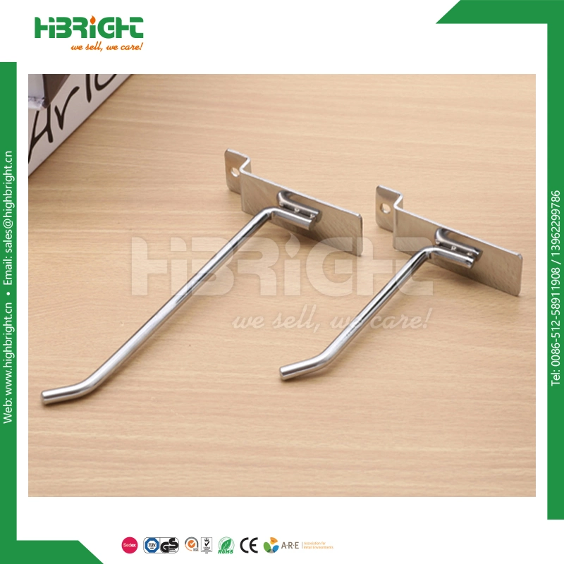 Metal Hook with Transparent Plastic Price Tag