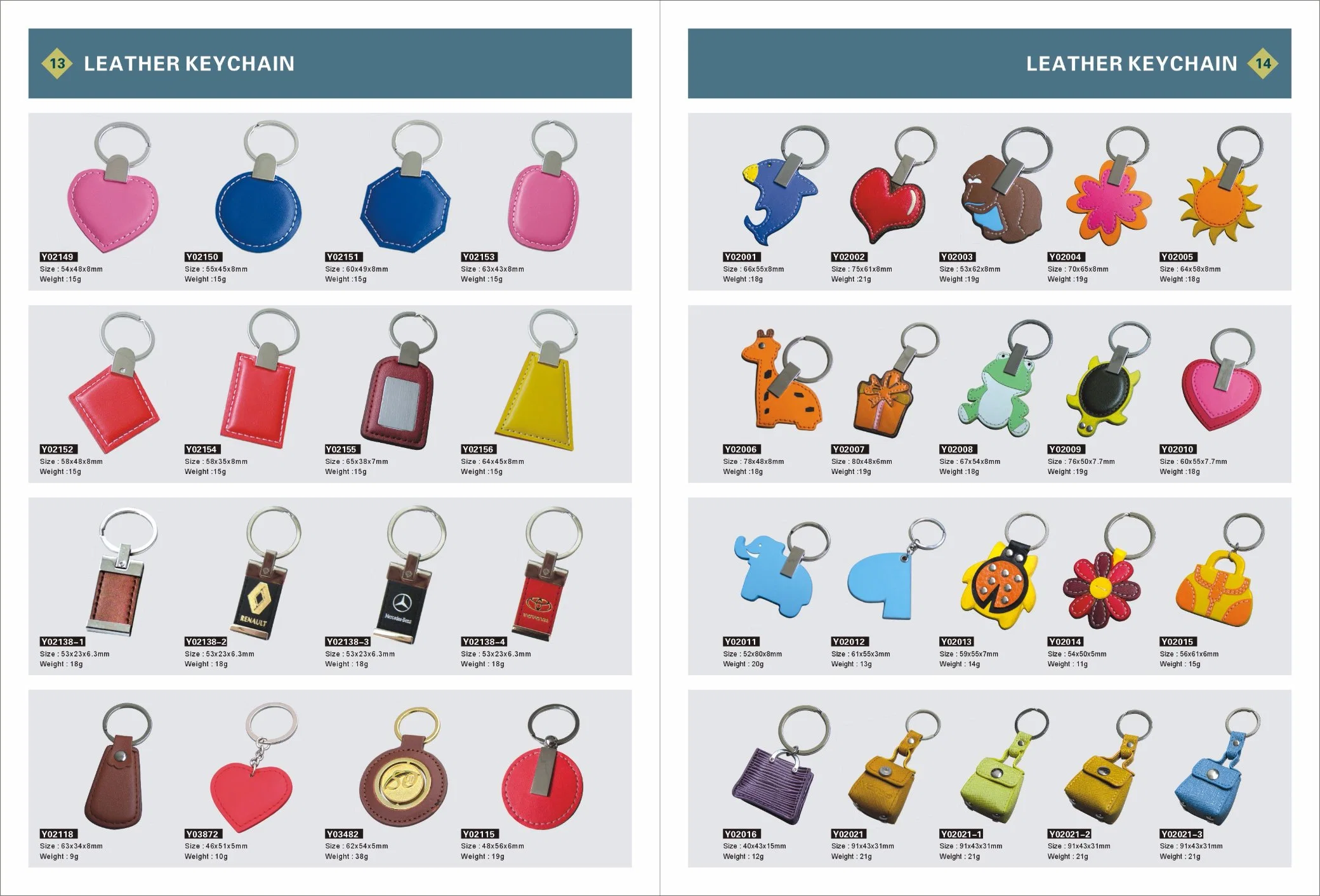 Customized Keychain Promotional Gift Leather Key Chain Promotional Gift Fashion Decoration