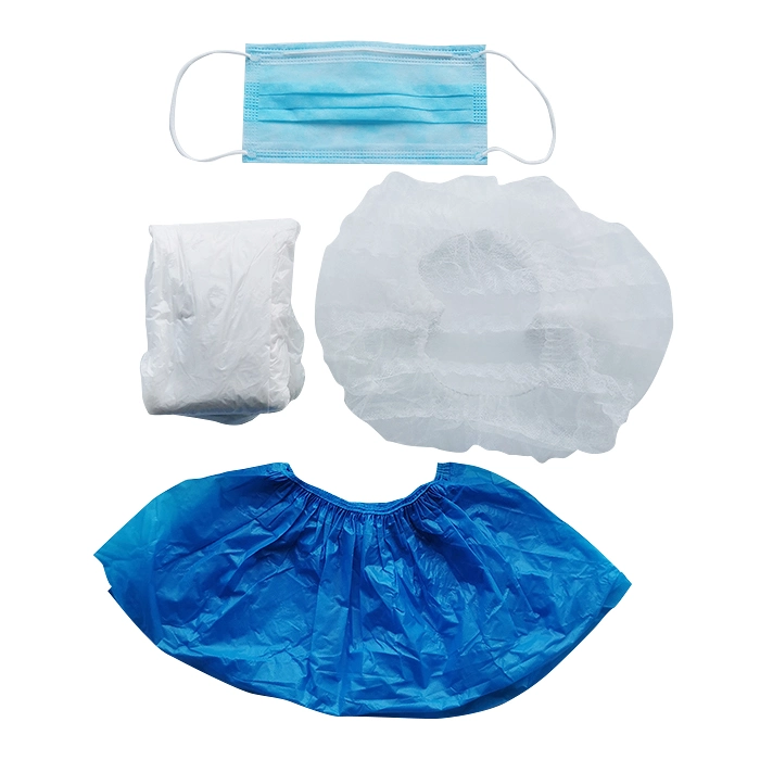 EU10/2011one Time Use PE Visitor Set PE Visitor Kit Factory Business Visitor Disposable Protection Set