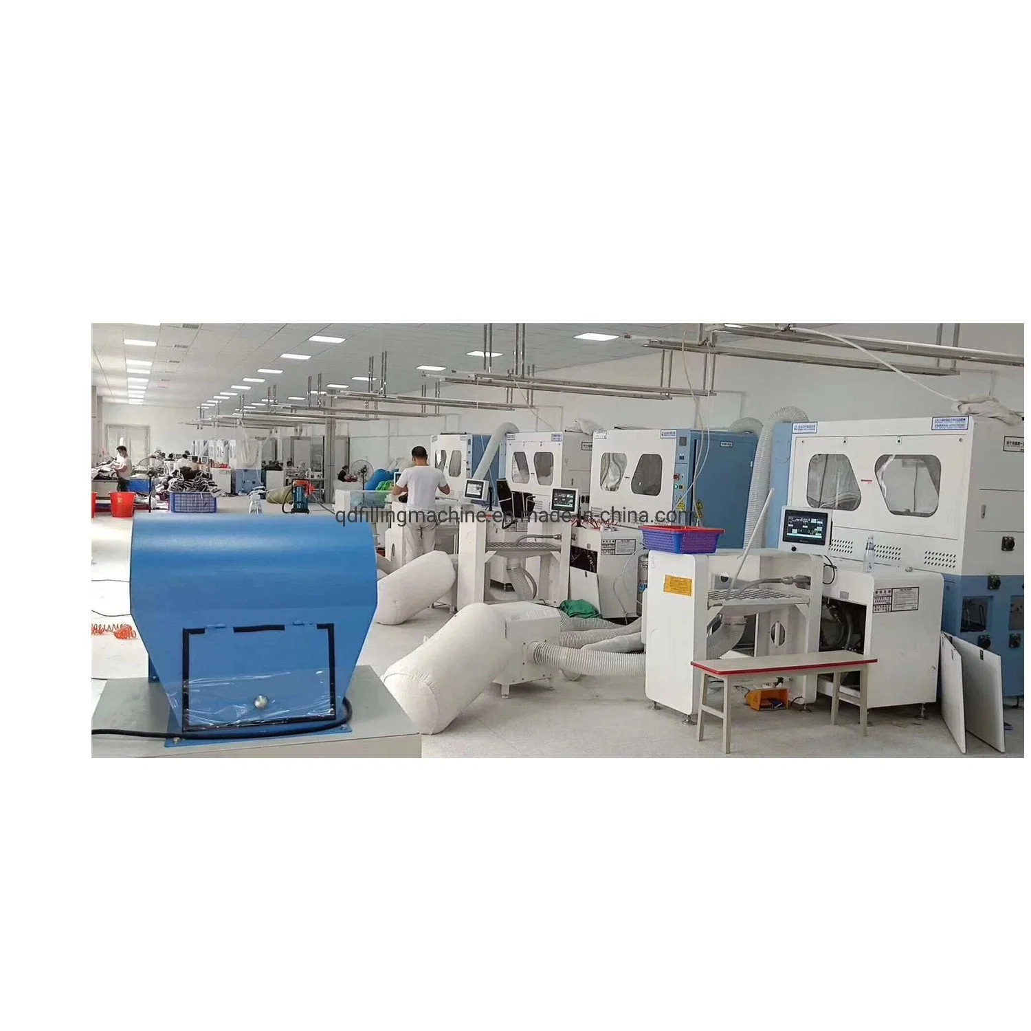 Supplying Down Filling Pillow Weight Setting Fiberfill Filling Machine