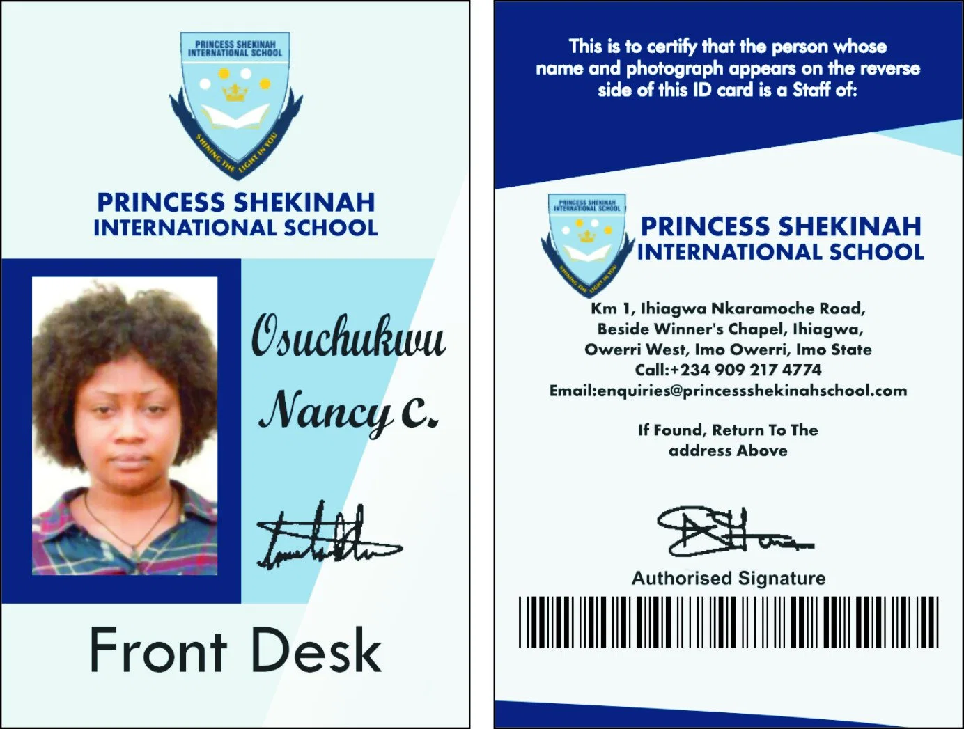 ISO 7816 1K Byte Sle5528 Contact Student ID Card