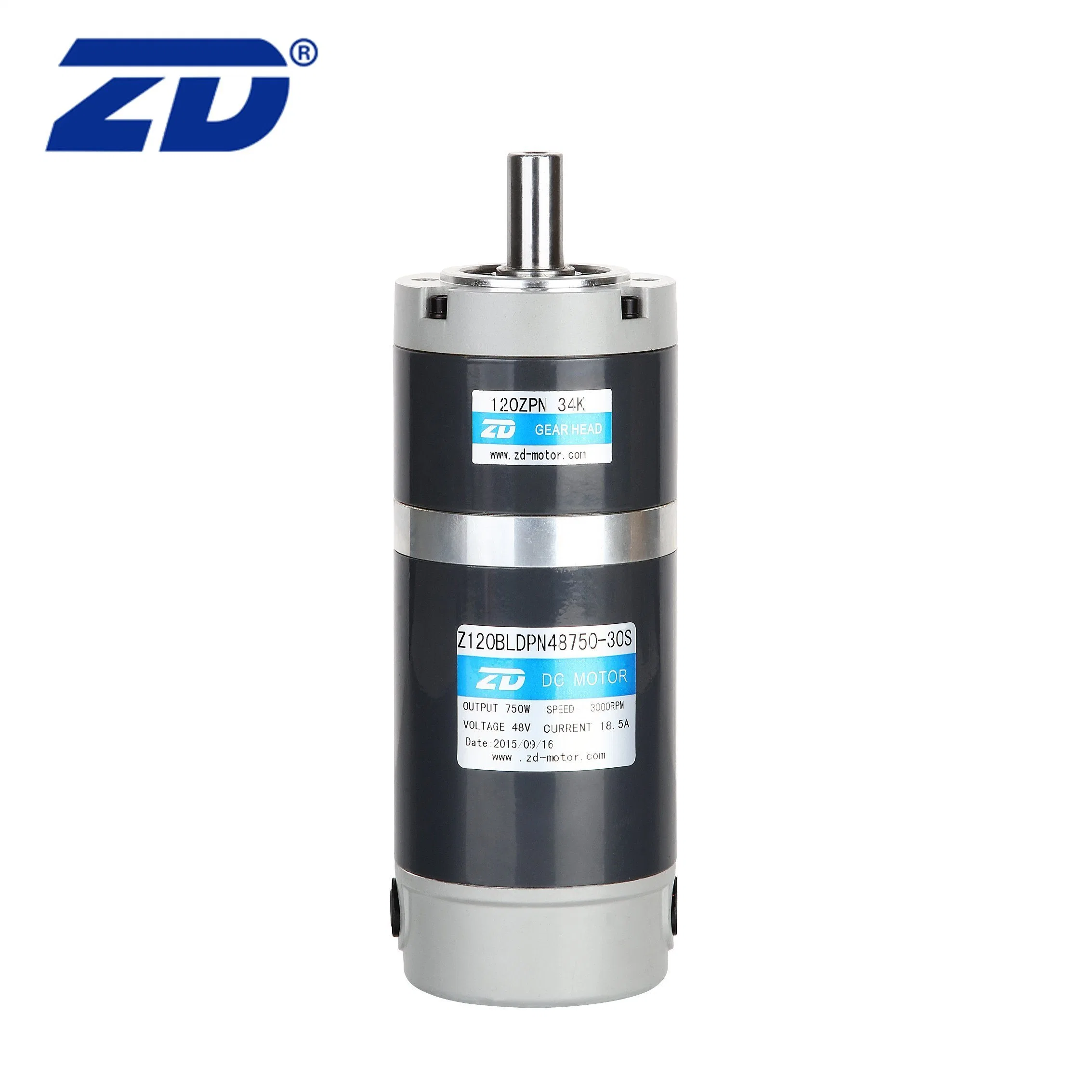 ZD 60W de puissance tension 24V 62mm de la transmission du moteur à engrenages planétaires CC sans balai