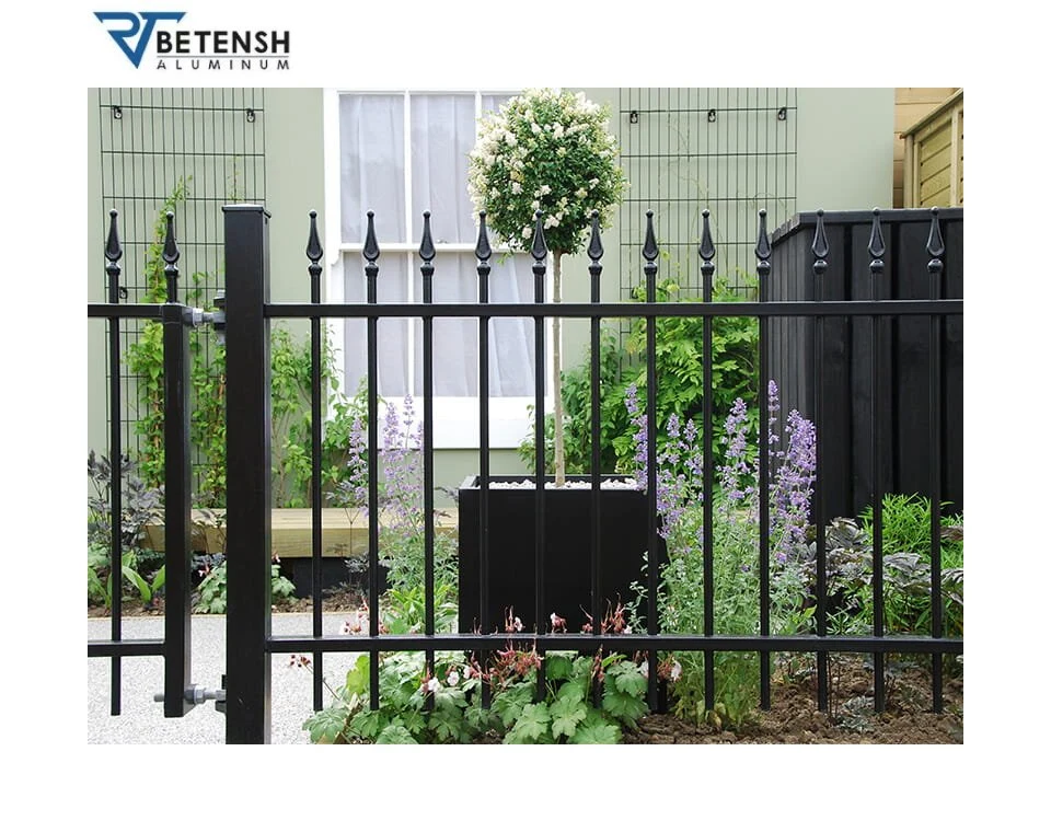 Hot Selling Glass Handrail Alloy Cable Cheap Price Powder Coated Aluminum Garden Fence Panels for Home