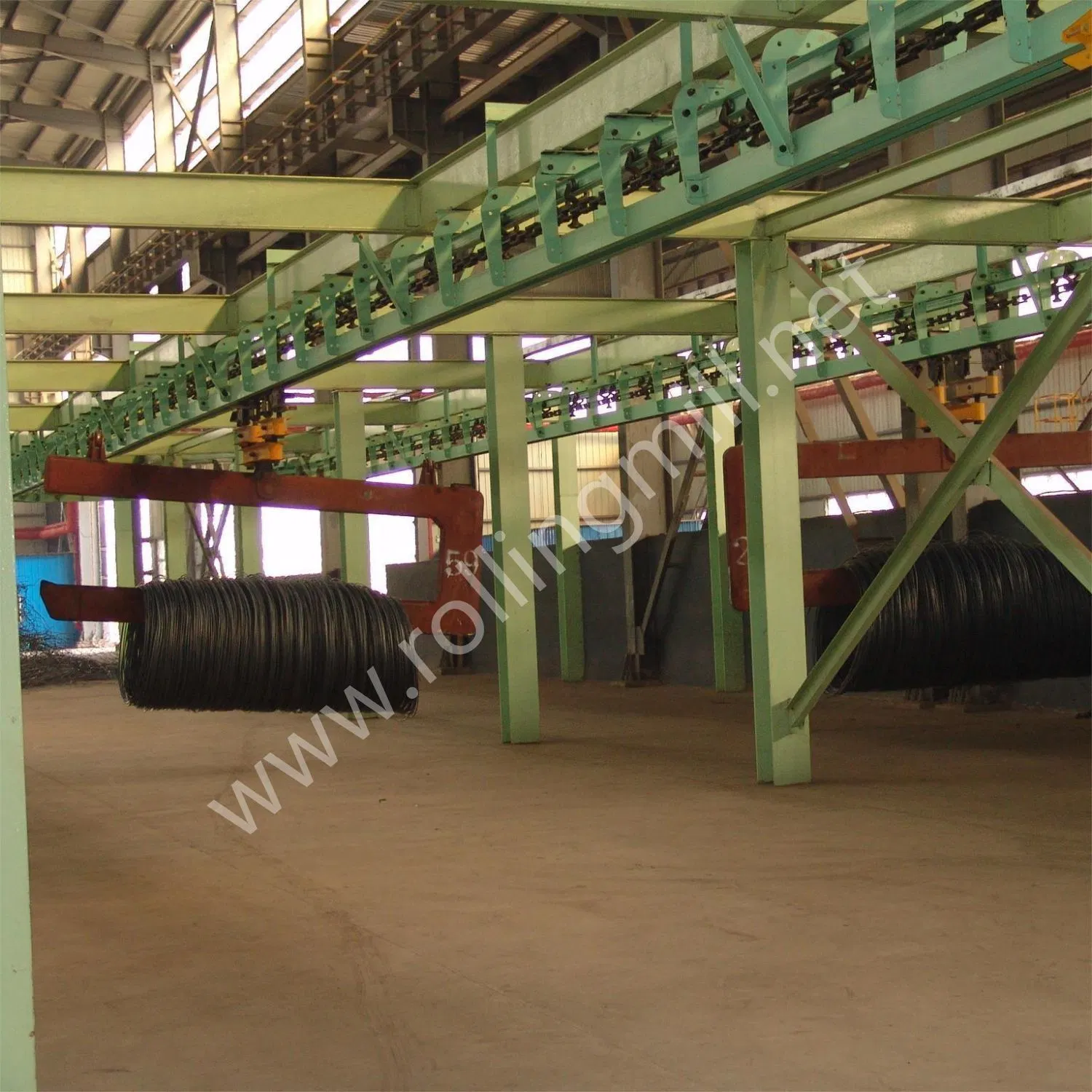 Steel Wire Hot Rolling Mill Production Line, Plus Cold Drawing, 2tons/Coil Wire Rod, Wire Mill