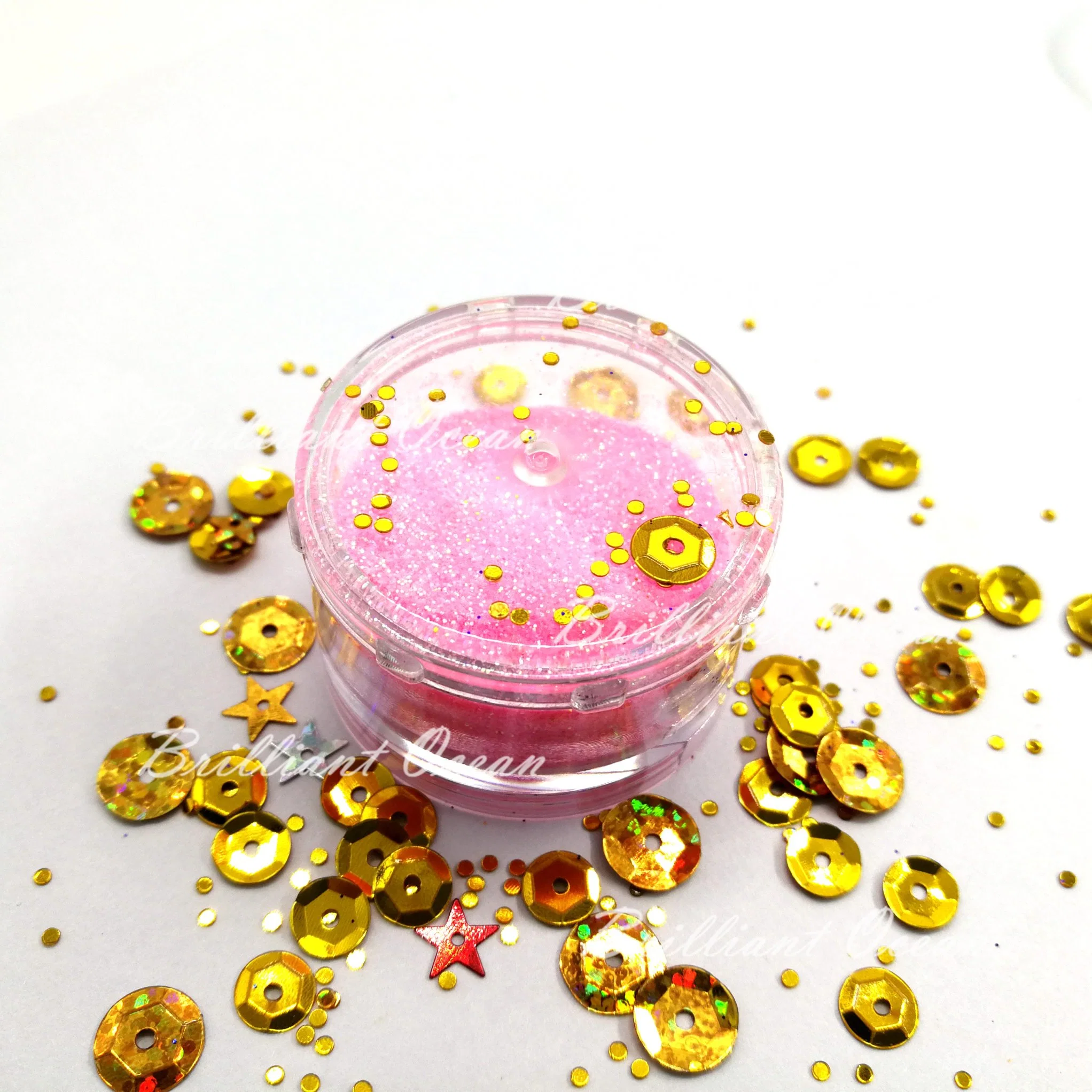 Brilliant Pink Color Festival Glitter Powder Glitter Flakes for Halloween