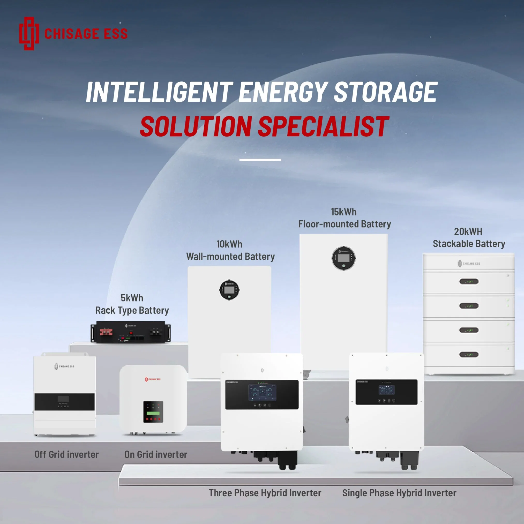 Chisage ESS 48V/51,2V Lithium-Ionen-Akku mit hoher Entladerate