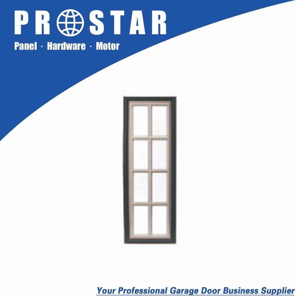 Blanco Negro de plástico resistente al agua / ABS / aluminio puerta de garaje comercial Ronda Rectangular Aireador de ventana con vidrio acrílico