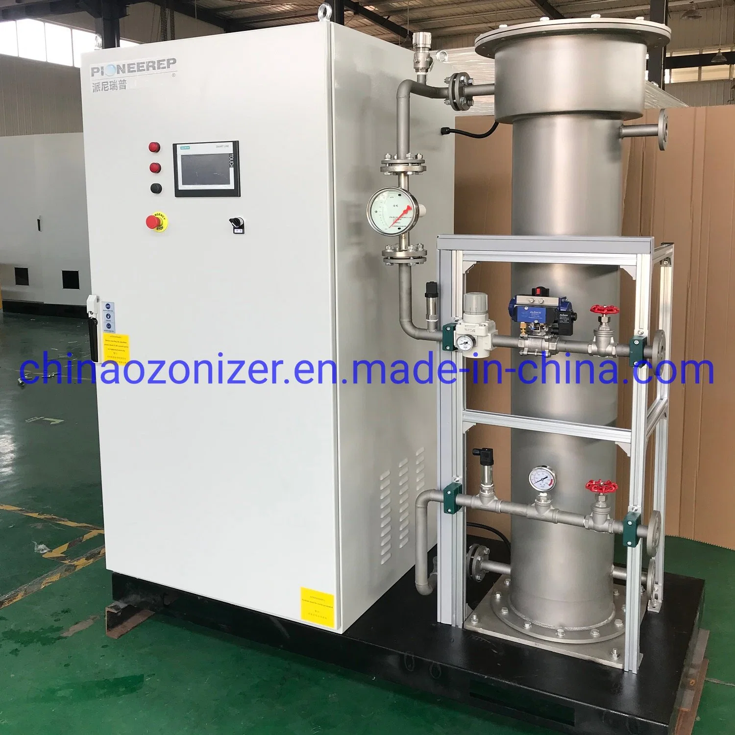 1kg-5kg/H Oxygen Source Large Industry Ozone Generator for Waste Water, Sewage, Effluent Water Treatment, Air Disinfection, Food Sterilization