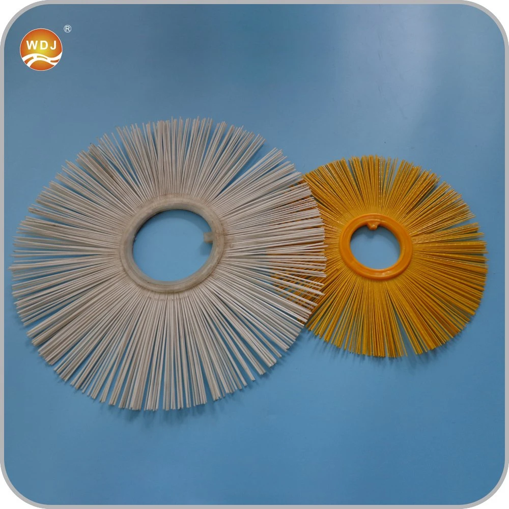 Injection PP Filament Ring Flocking Roller Brush Wafer Brush for Single-Engine Truck-Mounted Sweeper