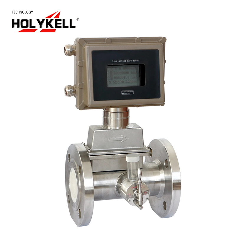 Holykell 4-20mA Luftturbinendurchflussmesser 485 Ausgang Erdgas Durchflussmesser