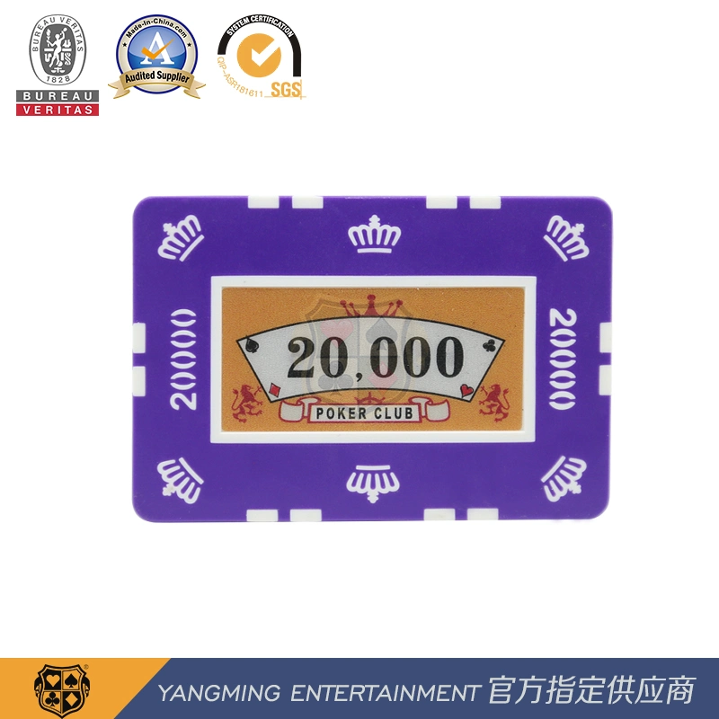 760 piezas de arcilla del conjunto de chips de Póker personalizado diseño de chip usado en Casino Club Ym-Sghg003