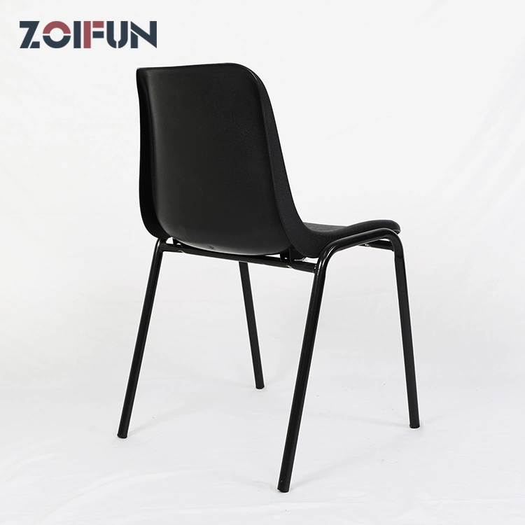 Hot Sale PP Seat Restaurant Chairs Dining Chair with Metal Legs