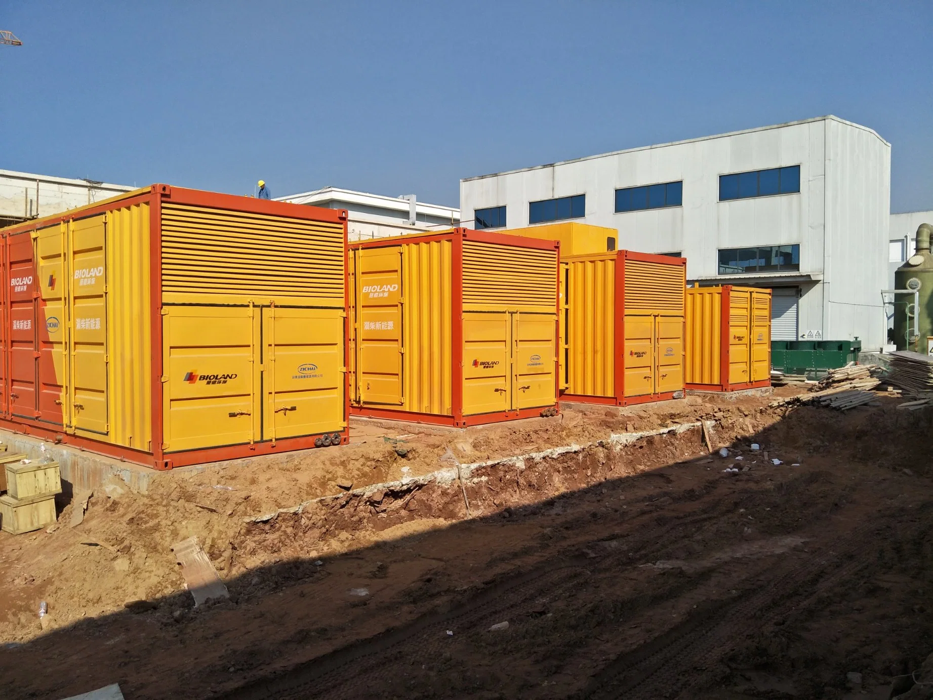 625kVA Oil Gas Generator Set with Container High Efficiency