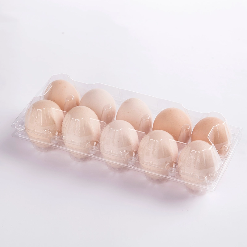 Plastic Transparent Egg Holder 8 10 12 Medium Disposable Earth Egg Packaging Box Gift Box Manufacturers Direct Sales